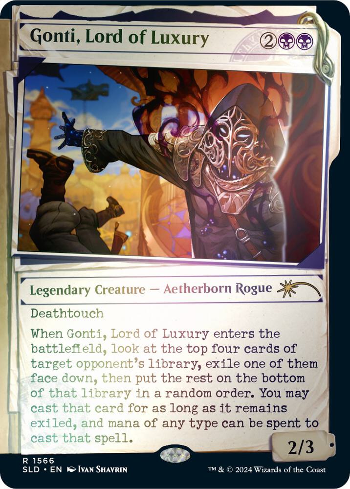 Gonti, Lord of Luxury (Rainbow Foil) - Secret Lair Drop Series