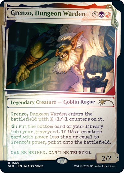Grenzo Dungeon Warden Rainbow Foil