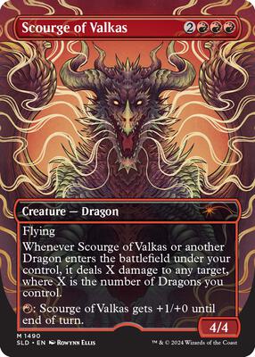 Scourge of Valkas #1490 – Secret Lair Drop Series (Mythic)