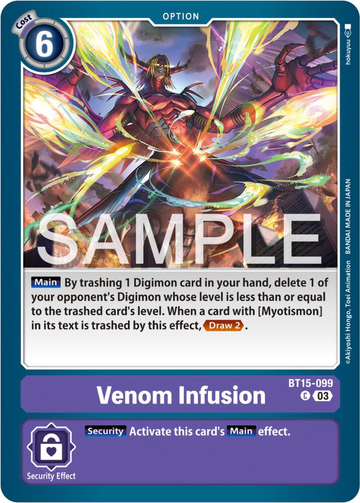 Venom Infusion - Exceed Apocalypse - Digimon Card Game - TCGplayer.com