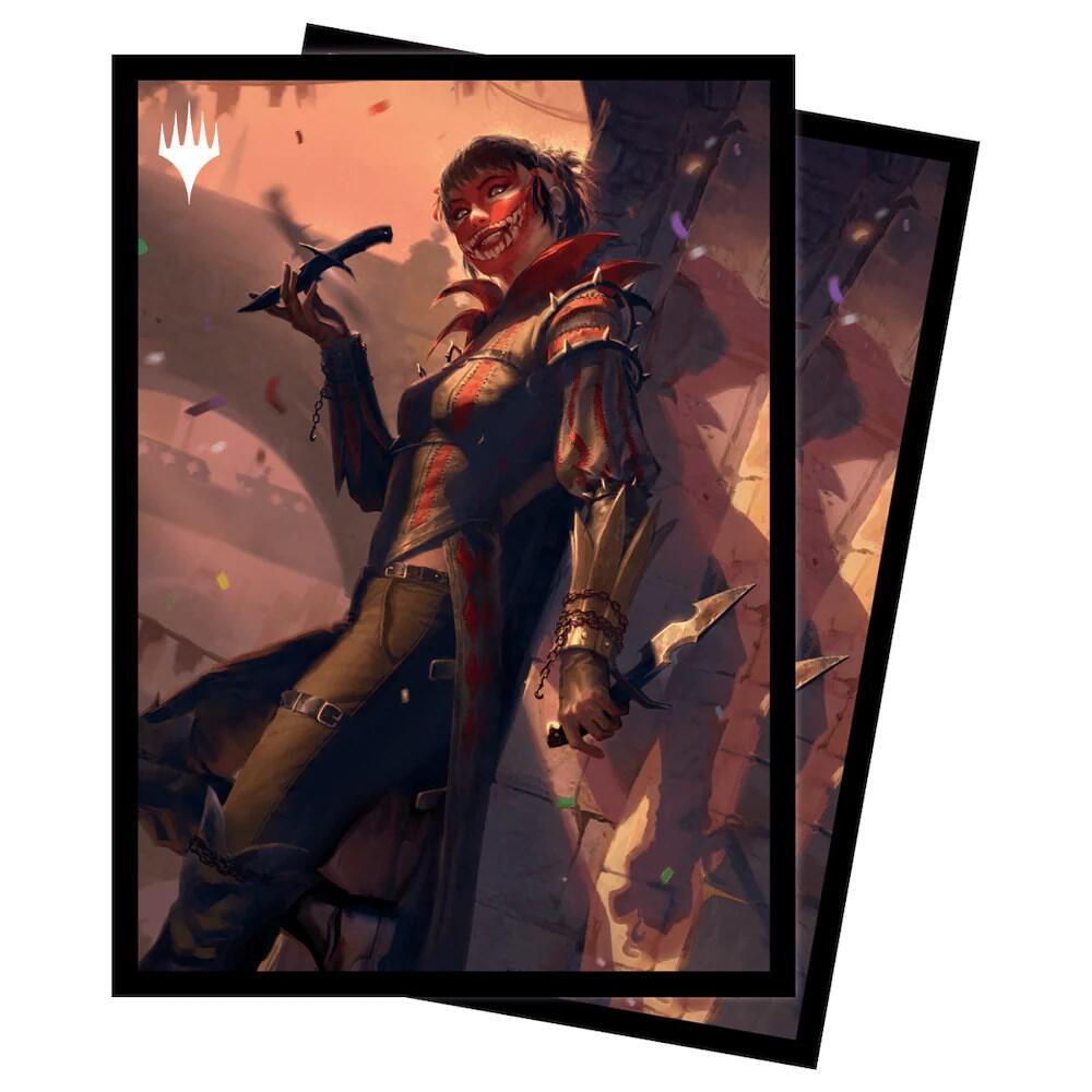 Ultra PRO Black Deck Protector Sleeves - 100 Standard Size Card Sleeves For MTG & Trading Cards