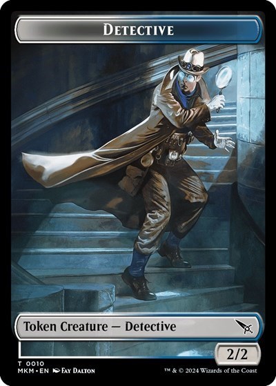 Detective // Ooze Double-Sided Token