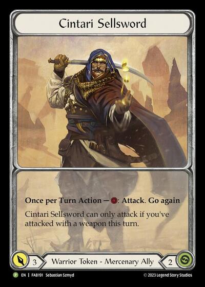Cintari Sellsword - FAB191 card