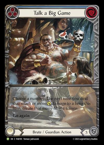 Talk a Big Game - FAB195 card