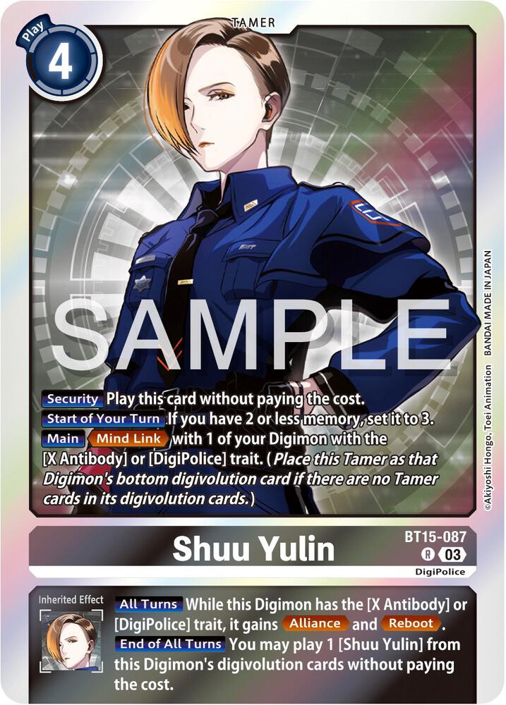Shuu Yulin - Exceed Apocalypse - Digimon Card Game