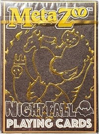 Metazoo USPCC Nightfall Playing Card Deck: Kickstarter Edition (Rainbow Gilded)