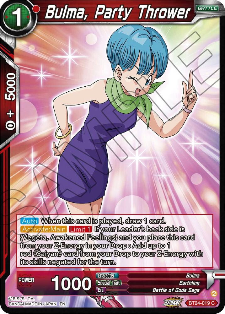 Bulma, Party Thrower - Beyond Generations - Dragon Ball Super
