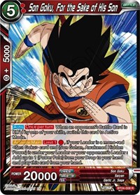 Son Goku, For the Sake of His Son card art