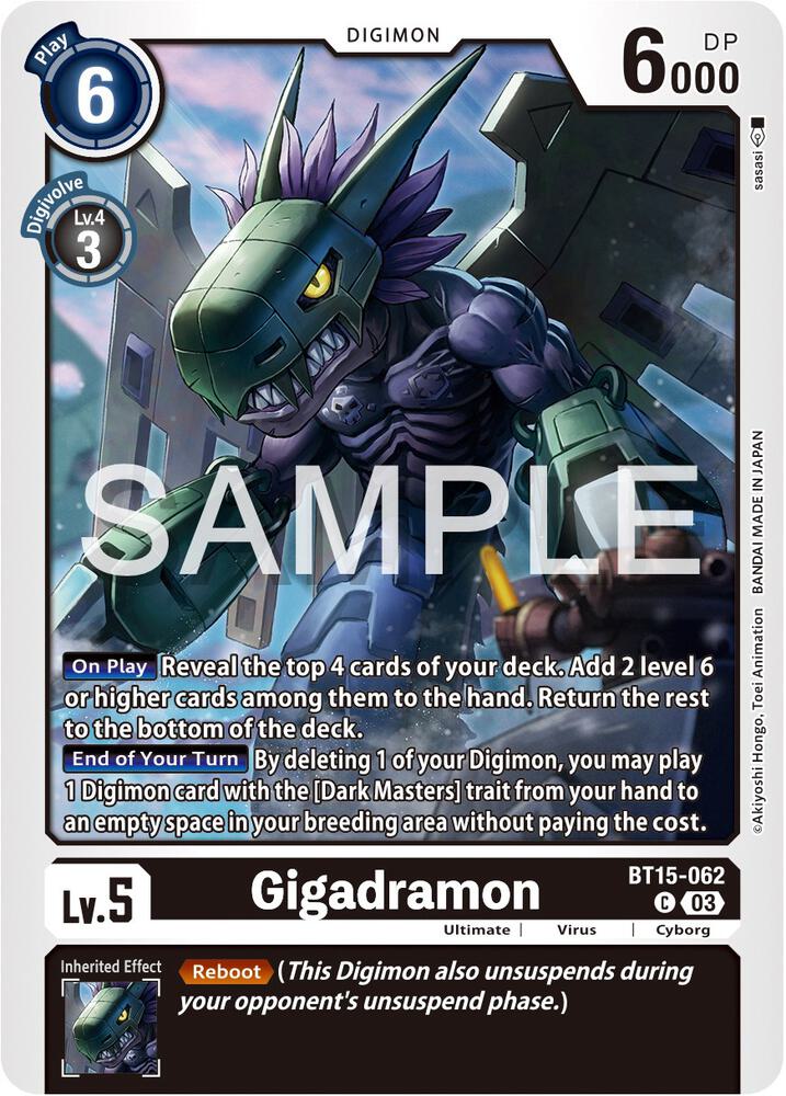 カードファイト!! ヴァンガード Digimon card game Gigadramon - Exceed Apocalypse - Digimon Card Game - TCGplayer.com
