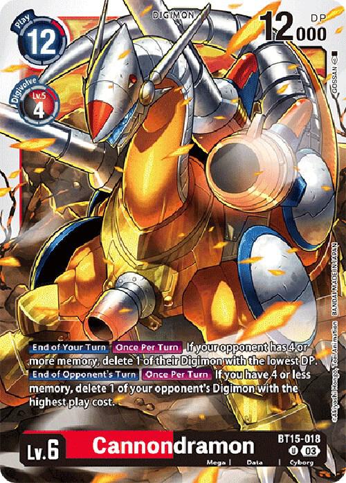 Cannondramon - Exceed Apocalypse - Digimon Card Game - TCGplayer.com