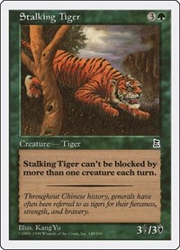 Stalking Tiger - Portal Three Kingdoms - Magic: The Gathering card