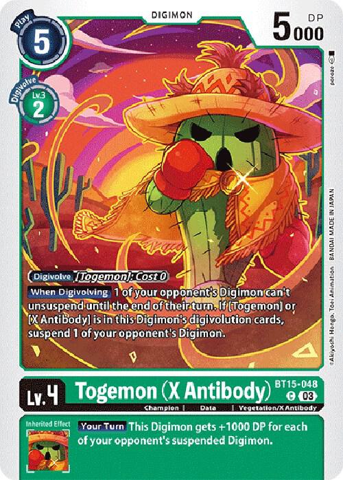 Togemon (X Antibody) - Exceed Apocalypse - Digimon Card Game