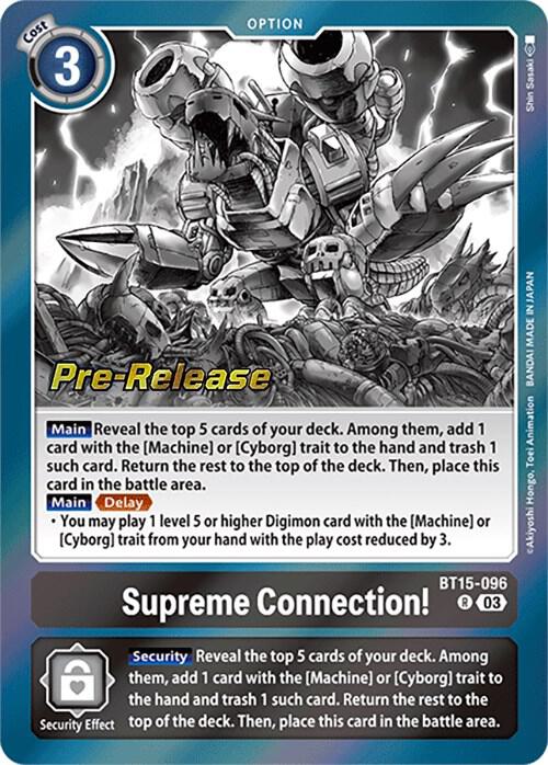 Supreme Connection digimon card