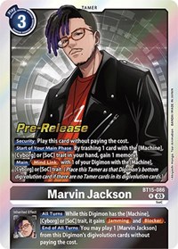 Marvin Jackson - Exceed Apocalypse Pre-Release Cards - Digimon card