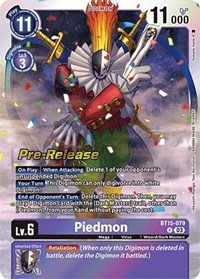 Piedmon (Exceed Apocalypse Pre-Release Cards)