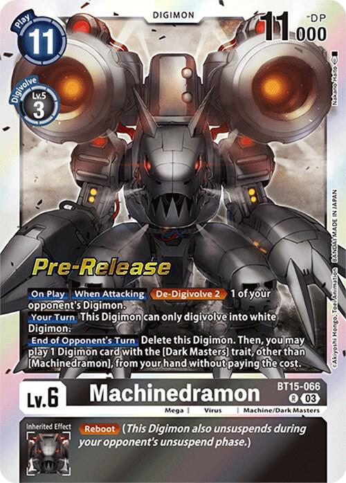 Machinedramon digimon card