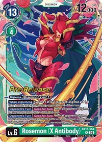 Rosemon (X Antibody) (Exceed Apocalypse Pre-Release Cards)