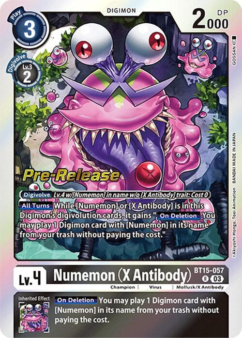 Numemon (X Antibody) - Exceed Apocalypse Pre-Release Cards