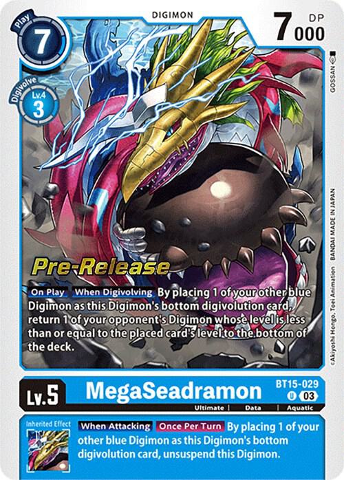 MegaSeadramon digimon card