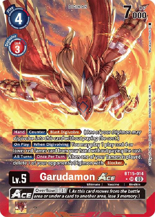 Garudamon ACE Alternate Art digimon card