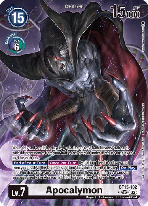 APOCALYPSE gradation 149cm k2サロモン26.5cm Apocalymon (Alternate Art) - Exceed Apocalypse - Digimon Card Game