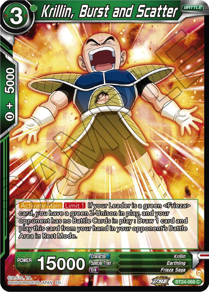 Krillin, Burst and Scatter #BT24-068 — Beyond Generations