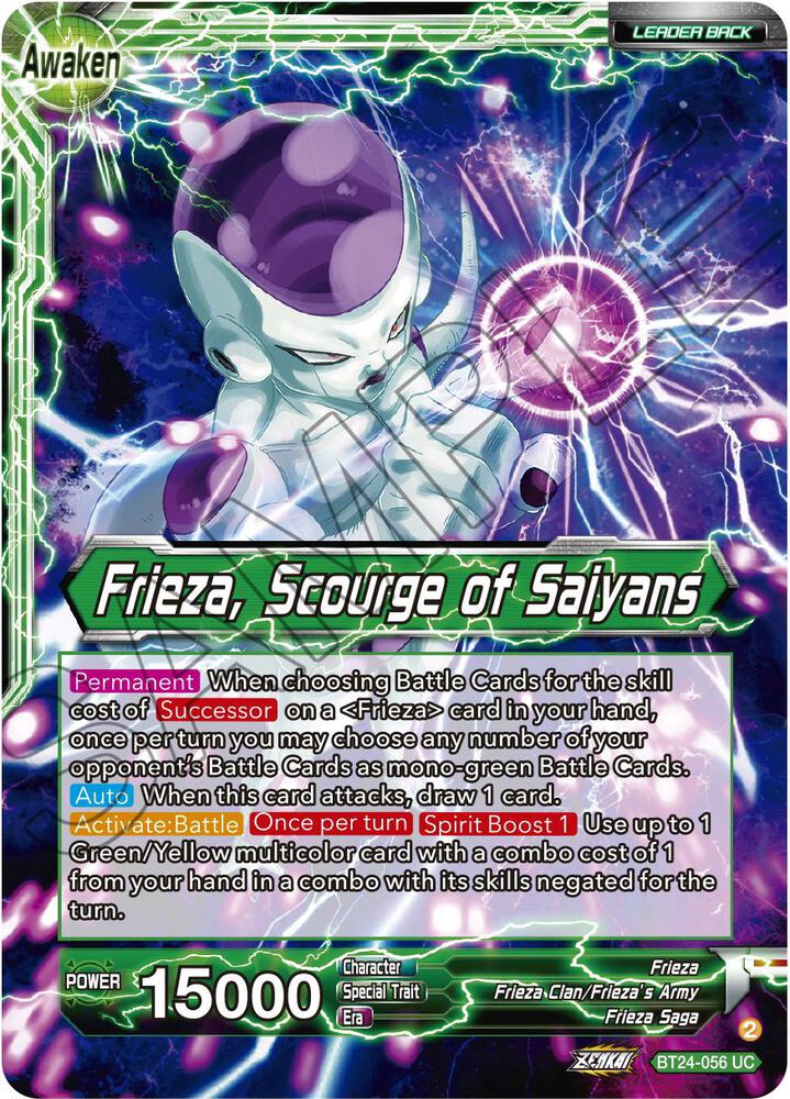 Frieza // Frieza, Scourge of Saiyans - Beyond Generations - Dragon
