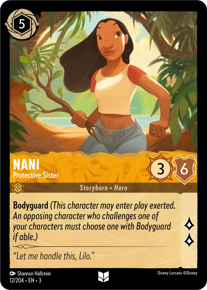 Nani - Protective Sister - Into the Inklands - Disney Lorcana