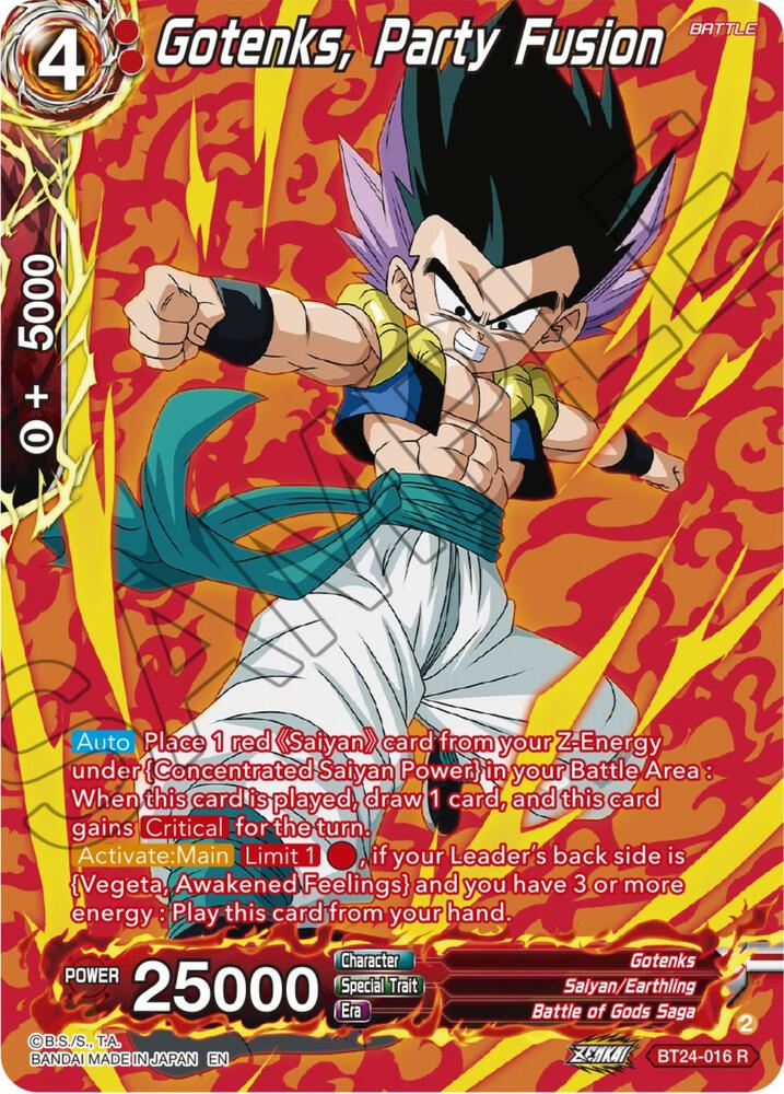 Gotenks, Party Fusion (Collector Booster Silver) - Beyond