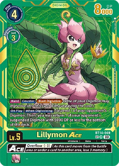 Lillymon ACE (Special Rare) Exceed Apocalypse card price