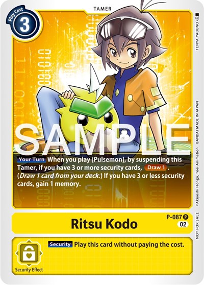 Ritsu Kodo P 087 Exceed Apocalypse Pre Release