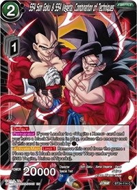 SS4 Son Goku & SS4 Vegeta, Combination of Techniques card art