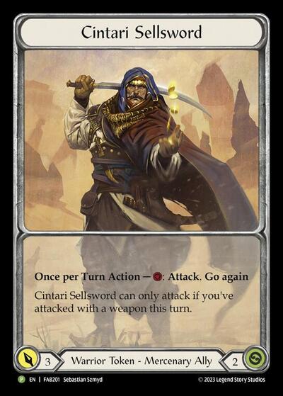 Cintari Sellsword - FAB201 Flesh and Blood: Promo Cards card price