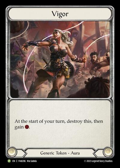 Vigor - FAB206 Flesh and Blood: Promo Cards card price