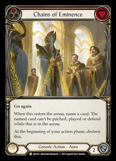Chains of Eminence - JDG022 Flesh and Blood: Promo Cards card price