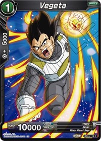 Vegeta card art
