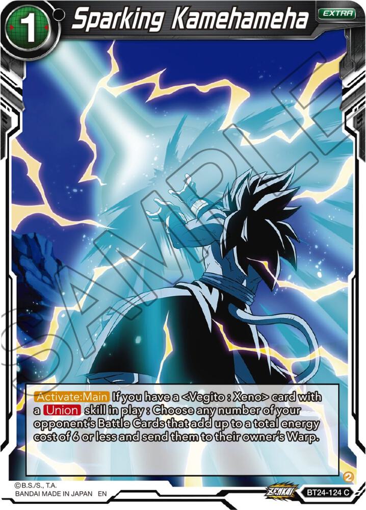 Sparking Kamehameha #BT24-124 — Beyond Generations