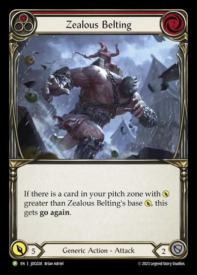 Zealous Belting (Red) - JDG028 Flesh and Blood: Promo Cards card price