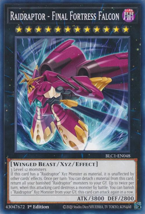 Raidraptor - Final Fortress Falcon - Battles of Legend: Chapter 1 - YuGiOh  - TCGplayer.com