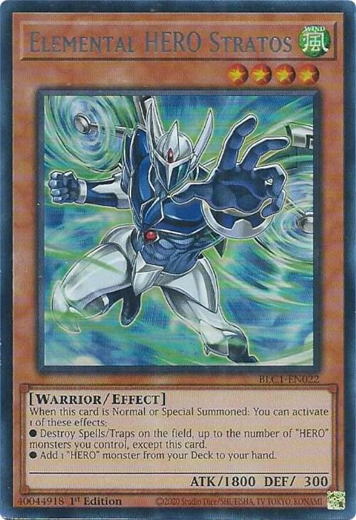 Elemental Hero Stratos Alt 1 Blc1 Yu-gi-oh! Original Konami | Cuotas Sin Interés