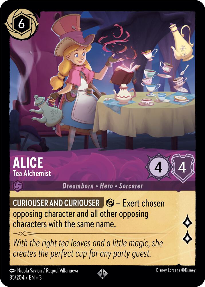 Alice - Tea Alchemist - Into the Inklands - Disney Lorcana
