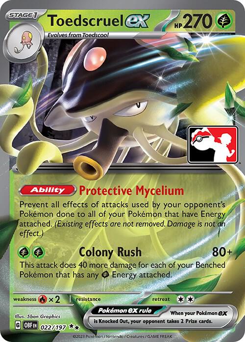Toedscruel ex 022/197 from Prize Pack Series Cards