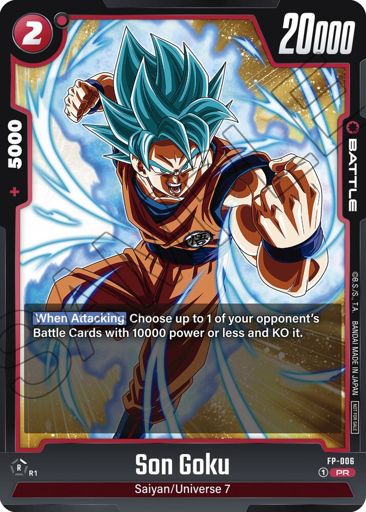 Son Goku - FP-006 - Fusion World Promotion Cards and Packs