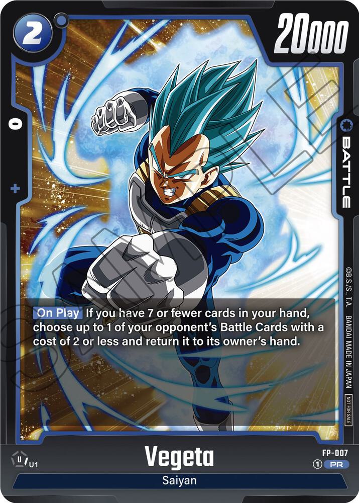 Vegeta - FP-007 - Fusion World Promotion Cards and Packs - Dragon