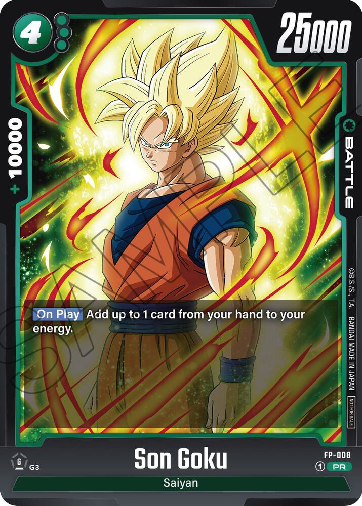 Son Goku - FP-008 - Fusion World Promotion Cards and Packs