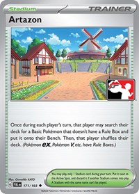 Artazon - Prize Pack Series Cards - Pokemon card