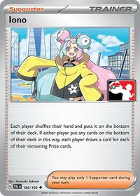 Iono - Prize Pack Series Cards - Pokemon card