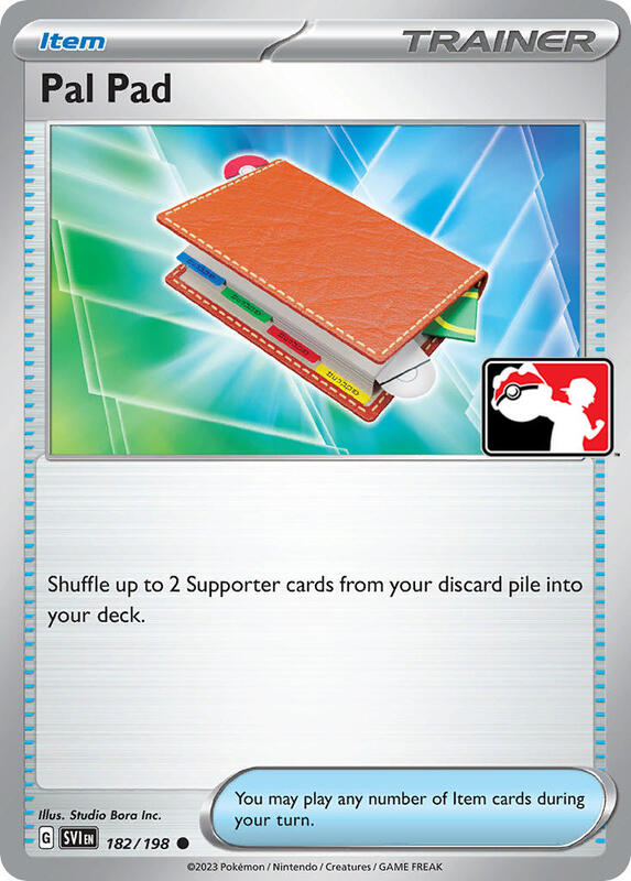 Pal Pad 182 from Prize Pack Series Cards