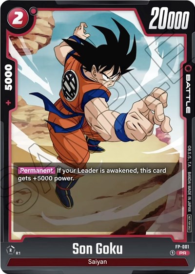 Son Goku - FP-001 Fusion World Promotion Cards and Packs Promo Dragon Ball card — value and price