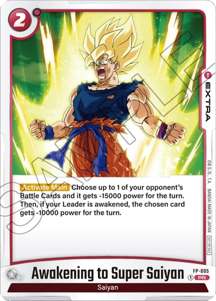 Awakening to Super Saiyan - FP-005 - Fusion World Promotion